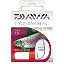 DAIWA Tournament Forellenhaken Gr.2 60cm 0,25mm Silber 10Stk.