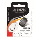 JENZI Target Fish Hooks Bound Premium Feeder Size 4 80cm...
