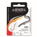 JENZI Zielfischhaken Gebunden Premium Aal Gr.2 50cm 0,4mm...