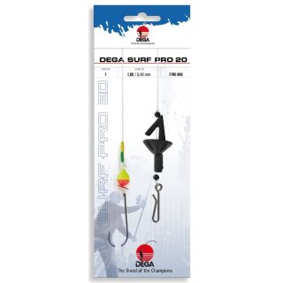 DEGA Surf Pro Brandungsvorfach 20 Gr.1 75cm 0,6mm 0,4mm