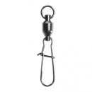 JENZI Kugellager-Karabiner-Wirbel Vernickelt Gr.6 16kg 7Stk.