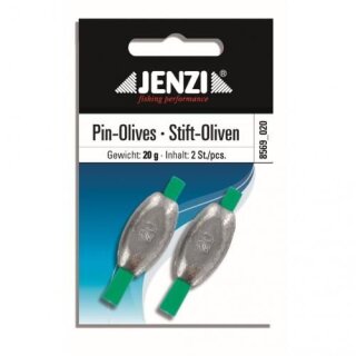 JENZI Stift-Oliven-Blei 20g 2Stk.