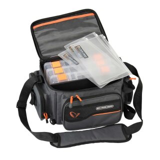 SAVAGE GEAR System Box Bag M 3 Boxes & PP Bags (20x40x29cm)