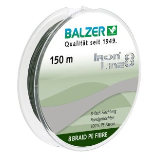 BALZER Iron Line 8 0,12mm 9,8kg 150m Grün