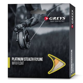 GREYS Platinum Stealth Fly Line #6 27m Grey/Khaki