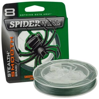 SPIDERWIRE Stealth Smooth 8 0,25mm 27,3kg 300m Moss Green