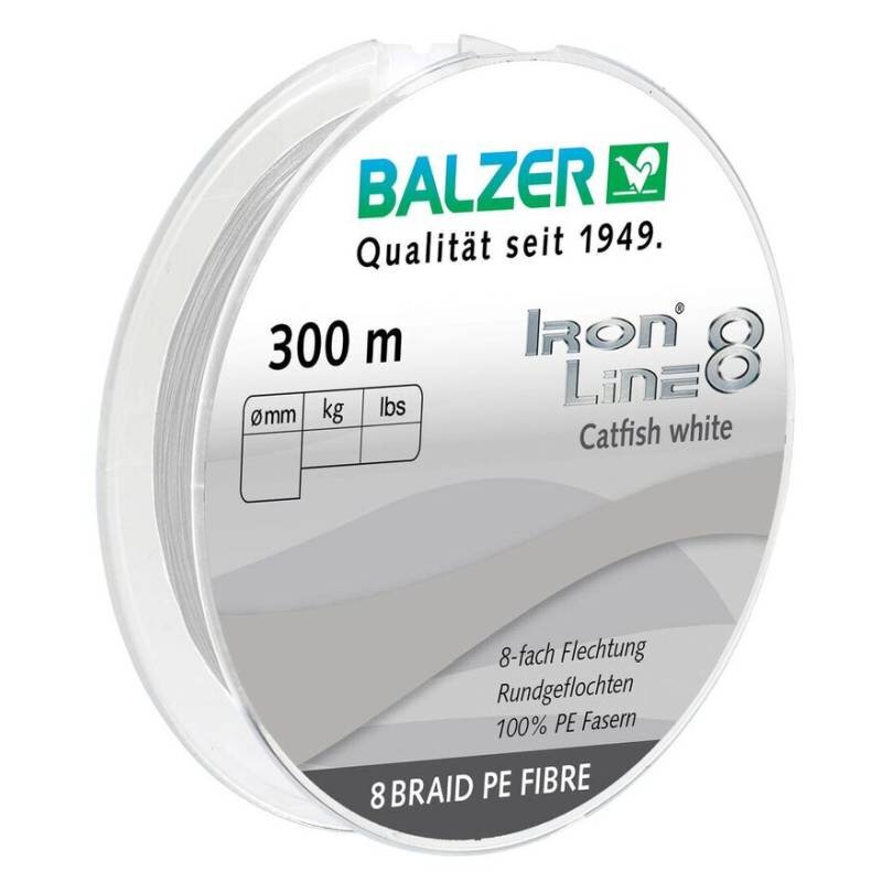 BALZER Iron Line 8 Catfish 0,6mm 75,5kg 300m Weiß