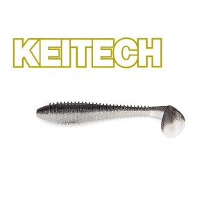 KEITECH 2.8" Fat Swing Impact 7cm 3,4g Black Shiner 8Stk.