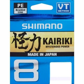 SHIMANO Kairiki 8 0,1mm 6,5kg 300m Steel Grey