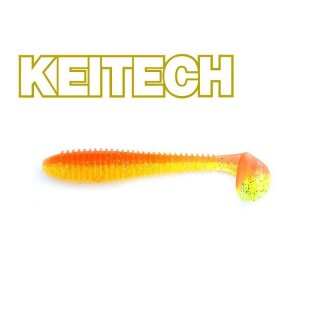 KEITECH 3.8" FAT Swing Impact 9,5cm 9g Orange Shiner 6Stk.