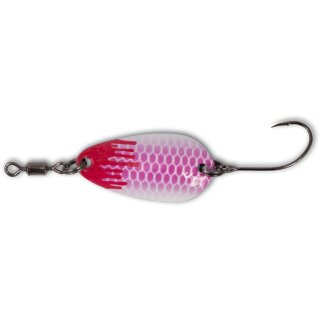 MAGIC TROUT Bloody Loony Spoon 2,5cm 2g Pink/Weiß