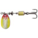 MAGIC TROUT Bloody Spinner 2,5cm 3,6g Pearl/Gelb