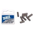 ZEBCO Mini ferrules 6mm Black Nickel 100pcs.