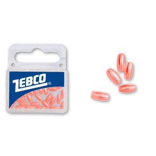 ZEBCO Z-Sea Rice Beads 6x3mm Perlmutt/Rot 100Stk.