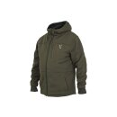 FOX Collection Green/Silver Sherpa Hoodie L