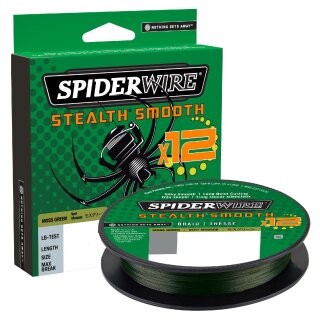 SPIDERWIRE Stealth Smooth 12 Braid 0,06mm 5,4kg 150m Moss Green