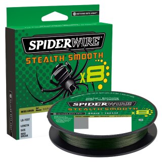 Spiderwire Stealth Green 135M 15Lb/20mm Geflochtene Angel Schnur Grün Kva 