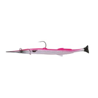 SAVAGE GEAR 3D Needlefish Pulsetail 23cm 55g Pink Silver 2+1Stk.