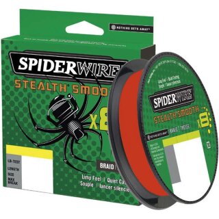 SPIDERWIRE Stealth Smooth 8 0,14mm 16,5kg 300m Code Red
