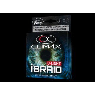 CLIMAX iBraid U-Light 0,10mm 3kg 275m Chartreuse