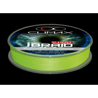 CLIMAX iBraid U-Light 0,1mm 3kg 275m Chartreuse