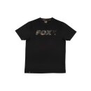FOX Chest Print T-Shirt M Black/Camo