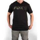 FOX Chest Print T-Shirt L Black/Camo