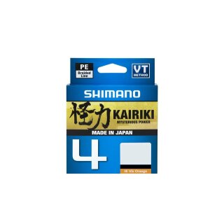 SHIMANO Kairiki 4 0,06mm 4,4Kg 300m Hi-Vis Orange