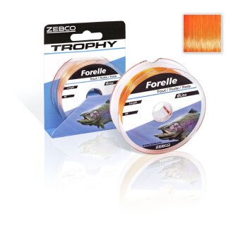 ZEBCO Trophy Forelle 0,18mm 2,9kg 300m Fluo Orange