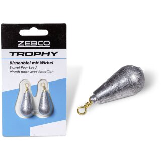 ZEBCO Trophy Birnenblei mit Wirbel 200g