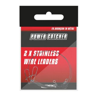 SPRO Powercatcher Wire Leader 30cm 16kg 2Stk.