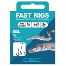 C-TEC Fast Rigs Eel Classic Gr.4 60cm 0,25mm 10Stk.