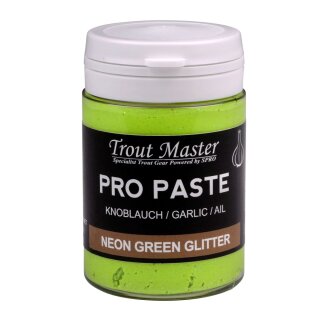 TROUTMASTER Pro Paste Garlic 60g Neon Green Glitter