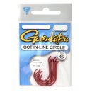 GAMAKATSU Hooks Inline Octopus Circle Gr.1/0 Red 6Stk.