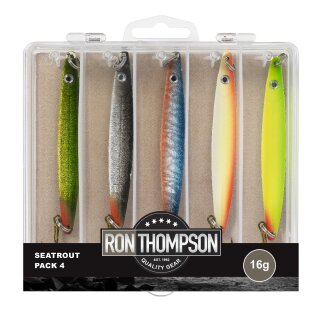 RON THOMPSON Sea Trout Pack 4 Inc. Box 9cm 16g Mixed 5Stk.