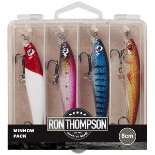 RON THOMPSON Minnow Pack 8cm 8g Mixed 4Stk.