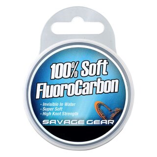 SAVAGE GEAR Soft Fluoro Carbon 0,36mm 8kg 40m Clear