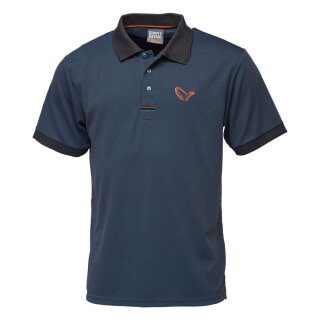 SAVAGE GEAR Simply Savage 3-Stripes Polo Shirt S Ombre Blue