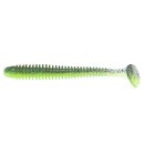 KEITECH 2.5&quot; Swing Impact 6,5cm 1,4g Chartreuse Thunder 10Stk.