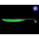 KEITECH 3.5&quot; Easy Shiner 8,5cm 3g Chartreuse Silver Red 7Stk.