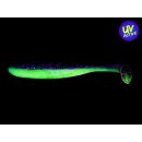 KEITECH 4&quot; Easy Shiner 10cm 5g Chartreuse Thunder 7Stk.