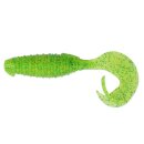 KEITECH 4&quot; Flapper Grub 8,5cm 6,5g Lime Chartreuse 7Stk.