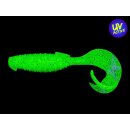 KEITECH 4&quot; Flapper Grub 8,5cm 6,5g Lime Chartreuse 7Stk.
