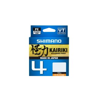 SHIMANO Kairiki 4 0,19mm 11,6kg 150m Hi-Vis Orange
