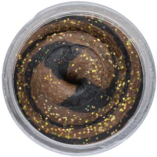 BERKLEY Powerbait Natural Glitter Trout Bait Anis 50g Black Brown