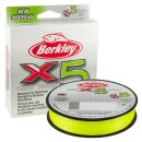 BERKLEY X5 Braid 0,25mm 27kg 150m Flame Green
