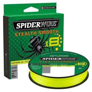 SPIDERWIRE Stealth Smooth 8 0,07mm 6kg 150m Hi-Vis Yellow