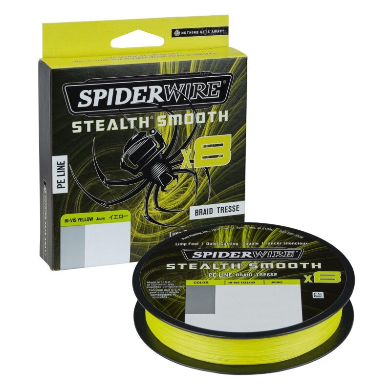 SPIDERWIRE Stealth Smooth 8 0,23mm 24kg 150m His-Vis Yellow