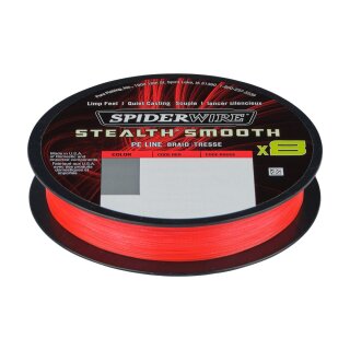 SPIDERWIRE Stealth Smooth X8 0,06mm 5,5kg 150m Code Red
