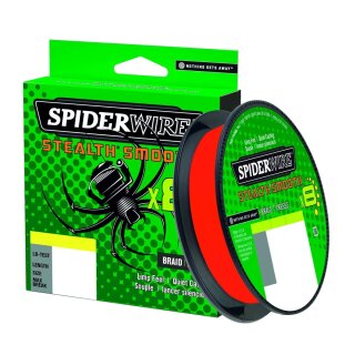 SPIDERWIRE Stealth Smooth X8 0,14mm 16,5kg 150m Code Red